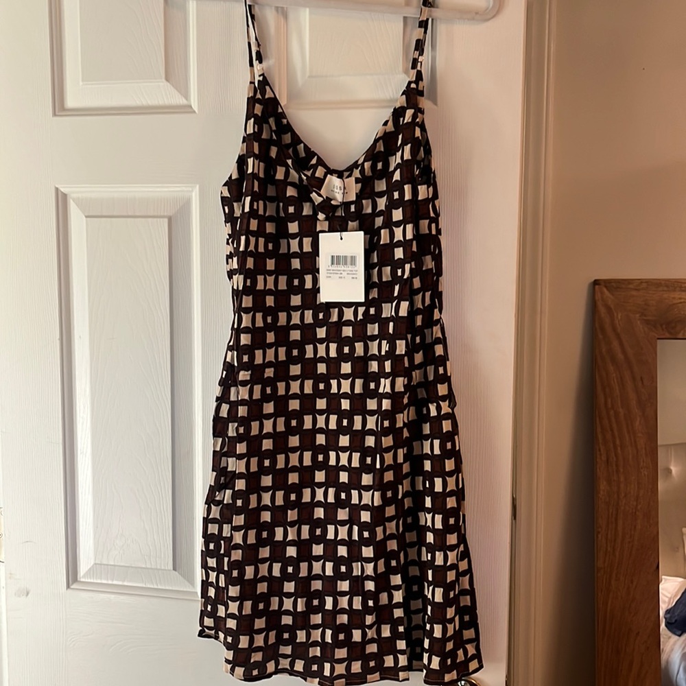 DISSH Tunic / Blouse/ Coverup thing Maroon/Black/Cream